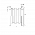 Компенсатор осевой  фланцевый КСОF 300-16-80 L=325