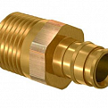 1136011 USYSTEMS штуцер с наружной резьбой латунный для труб PE-Xa 25-R1"НР, тип 2 '40Ф