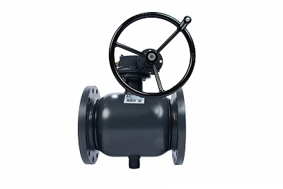 065N0256GR RJIP Premium Кран шаровой FF DN200 PN16 WG (фланцевый, с редуктором, С/П), Ридан